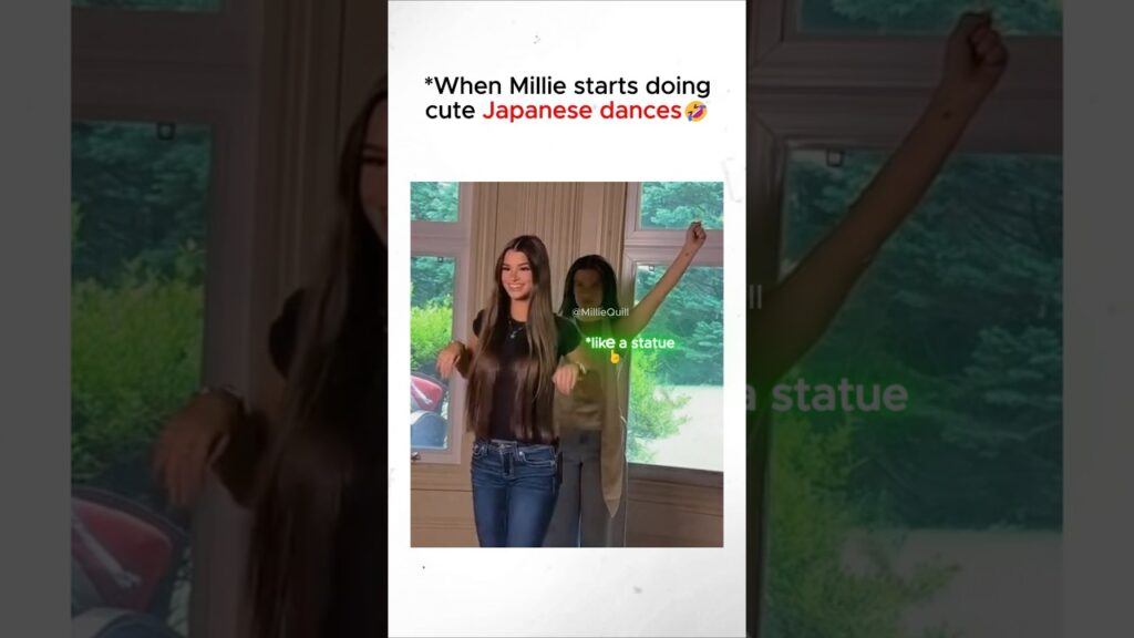 When Millie starts doing cute Japanese dances #Milliebobbybrown
