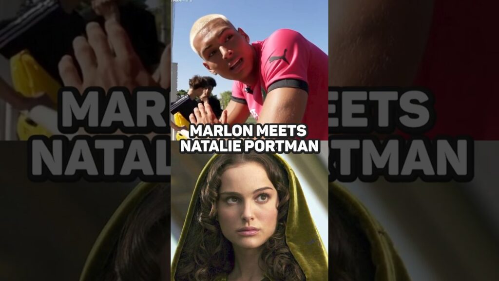 Marlon Meets Natalie Portman from Star Wars 🤯