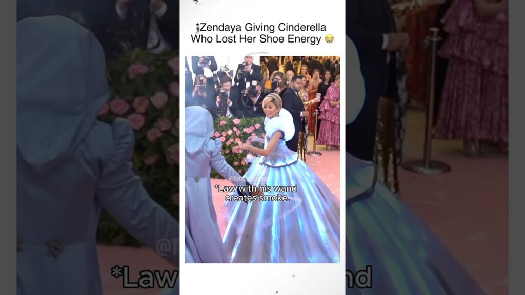 Zendaya Giving Cinderella Who Lost Her Shoe Energy 😭