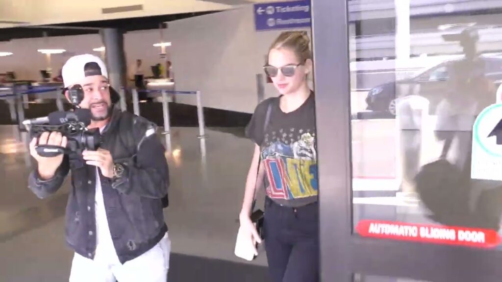 Kate Upton talks about getting a Colonic Cleansing while arriving at LAX Airport in Los Angeles