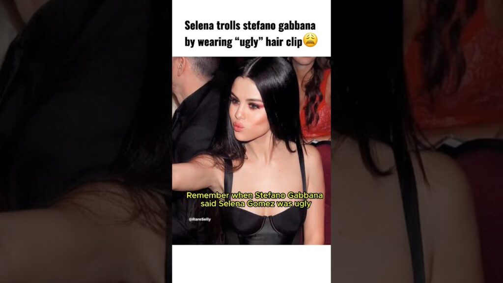 Selena’s Subtle Clapback… Did You Catch It? 😳🔥#selenagomez #stefanogabbana