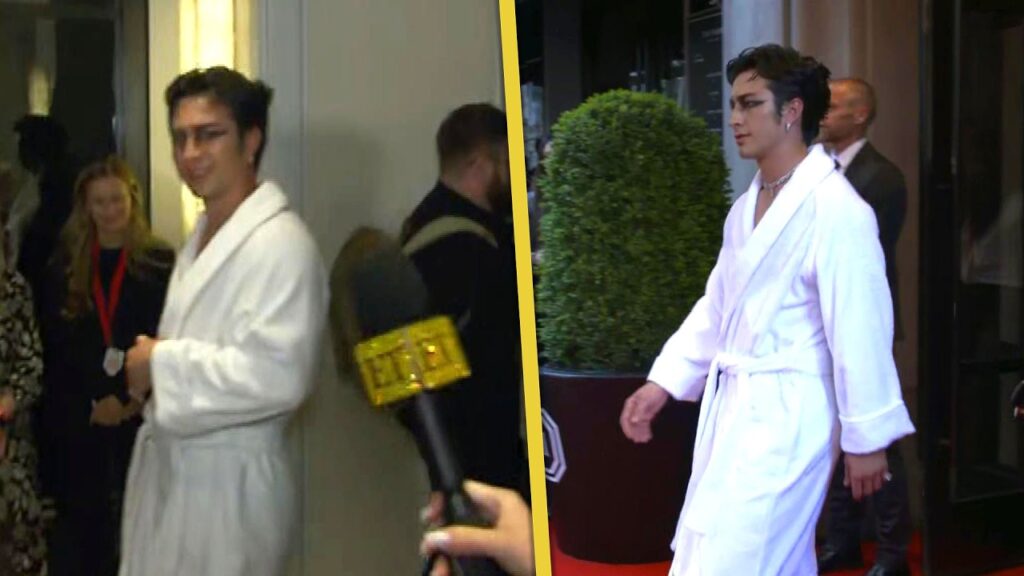 Met Gala 2026: Hudson Williams Says He’s NAKED Under Robe Leaving Hotel Met Gala 2026: Hudson Williams Says He's NAKED Under Robe Leaving Hotel