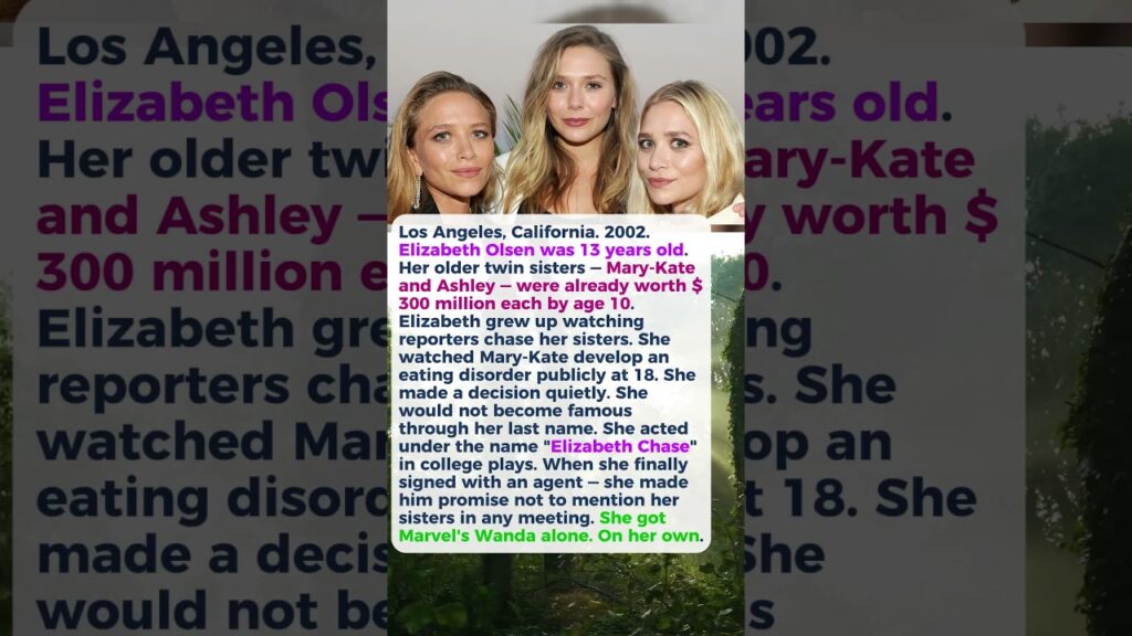 What Elizabeth Olsen Hid From Her Famous Sisters for Years Will Wreck You What Elizabeth Olsen Hid From Her Famous Sisters for Years Will Wreck You