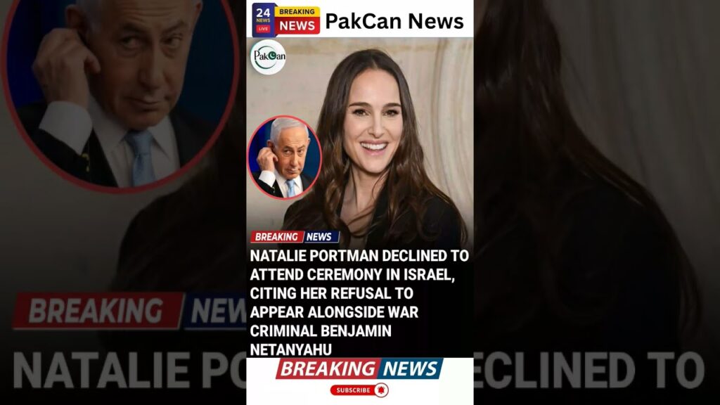 Natalie Portman Reportedly Declines Israel Event, Debate Erupts | PakCan News
