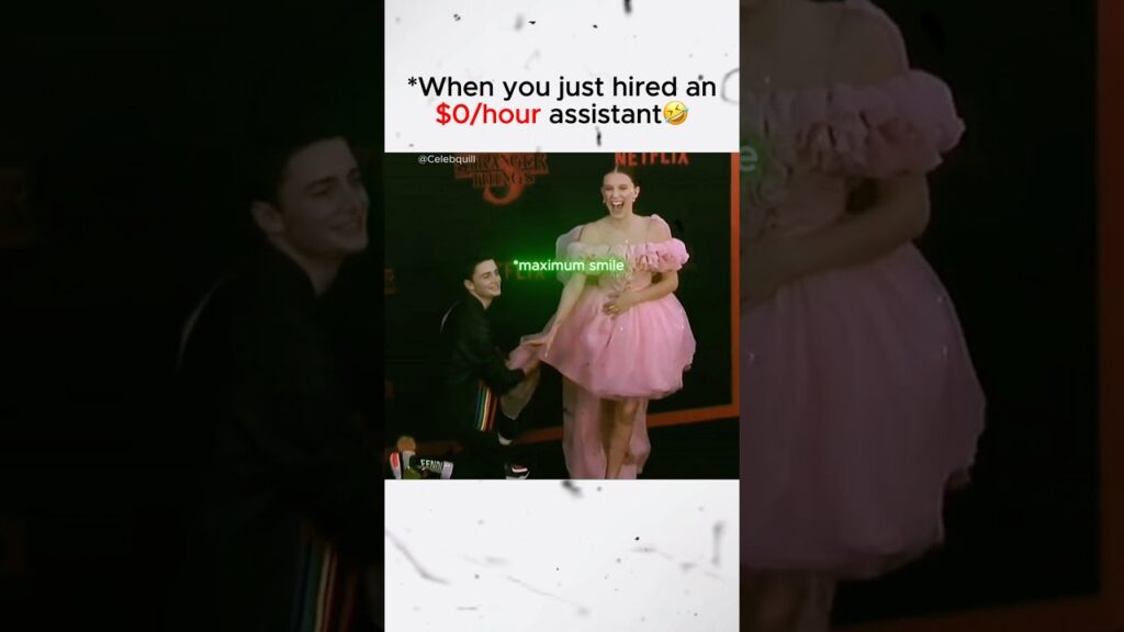 When you just hired an $0/hour assistant #Milliebobbybrown #Noahschnapp