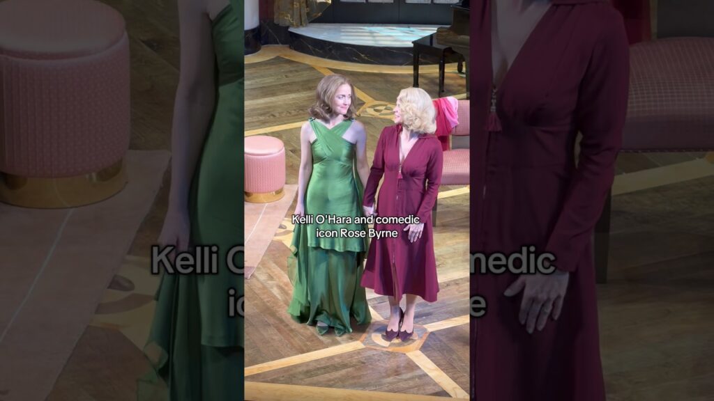 Kelli O’Hara and Rose Byrne had me kicking my feet and cackling! Thank you @Roundaboutnyc !