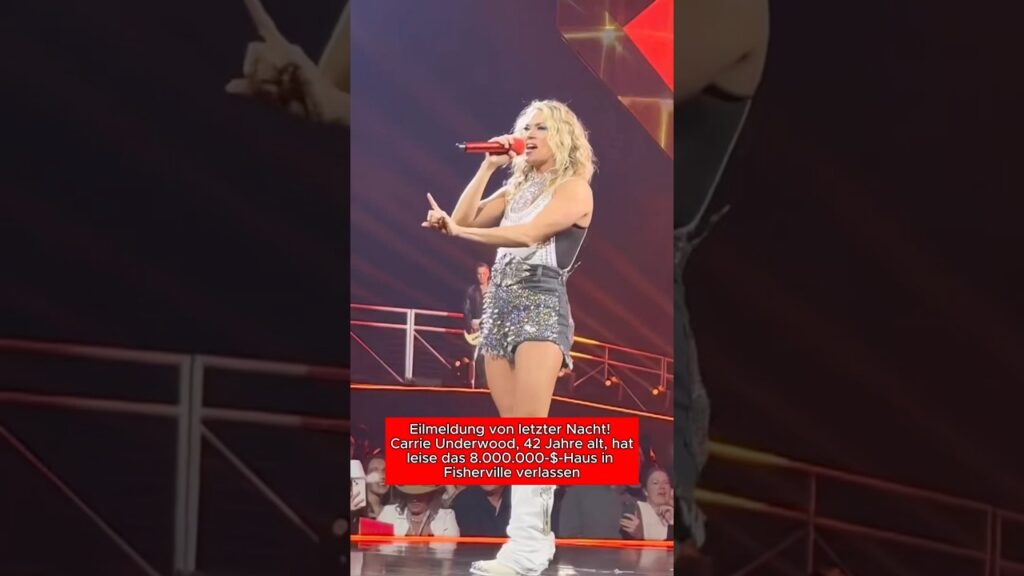 Carrie Underwood, 42 Jahre alt, hat leise das 8.000.000-$-Haus in Fisherville verlassen.