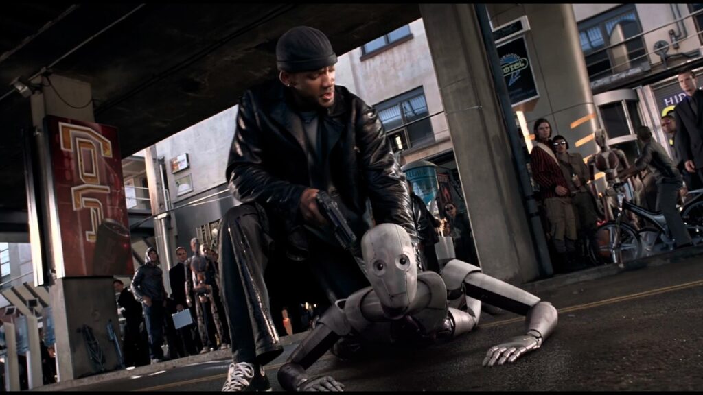 I, Robot (2004) - Spooner takes-down a robot | RetroMovies