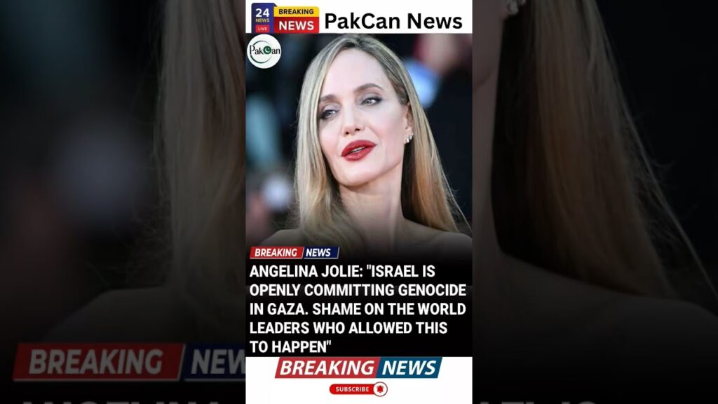 Angelina Jolie’s Gaza Remarks Spark Global Debate | PakCan News