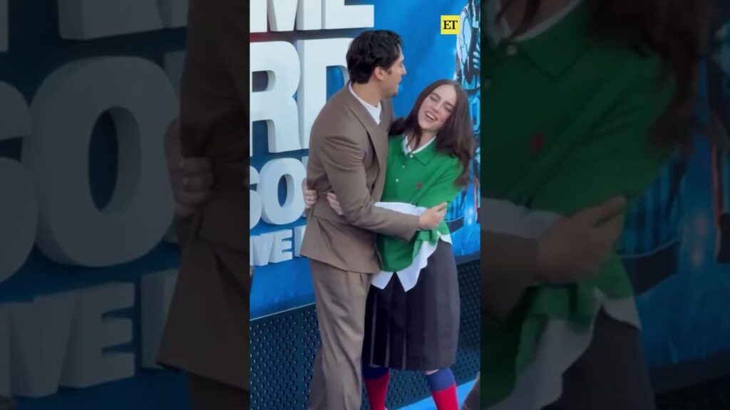 #billieeilish and #natwolff make their red-carpet debut at her concert film premiere 💙
