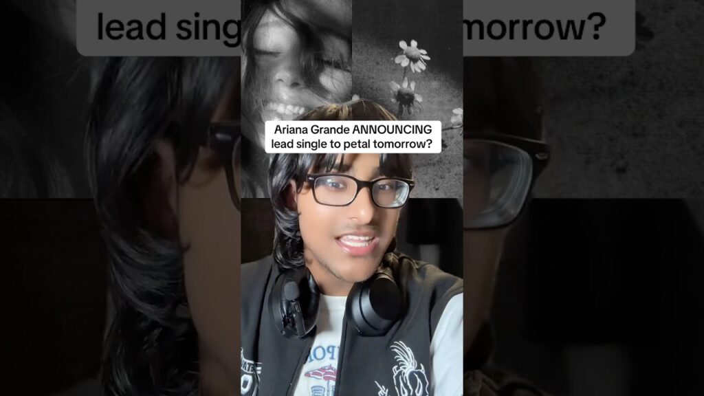Ariana Grande ANNOUNCING lead single to petal on May 8th?🌼 #arianagrande #petal