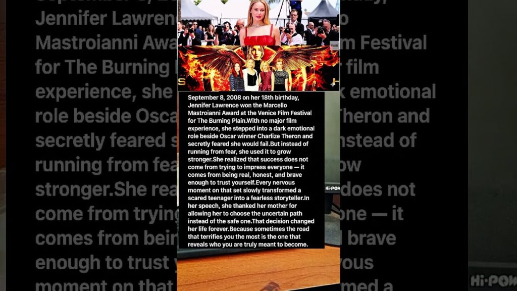 Jennifer Lawrence Was Terrified at 18 — But One Brave Decision Changed Her Entire Life Forever