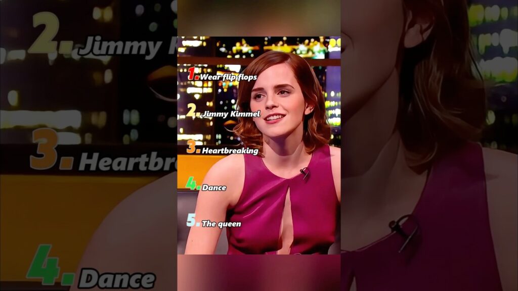 EMMA WATSON BEINGHILARIOUSLY UNEXPECTED #celebrity #funny #foryou #moments #emmawatson #youtubeshort