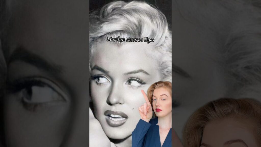 Marilyn Monroe’s sleepy eye makeup tutorial ♥️ Love learning her Old Hollywood beauty secrets #1950s