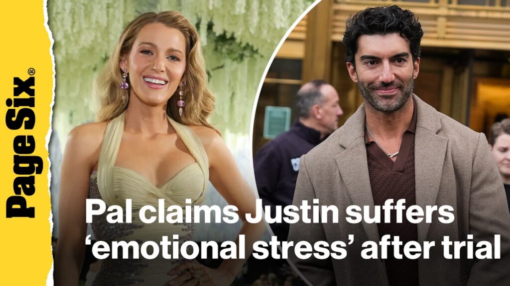 Justin Baldoni suffering from 'emotional stress' after Blake Lively legal war: 'A big burden to c...