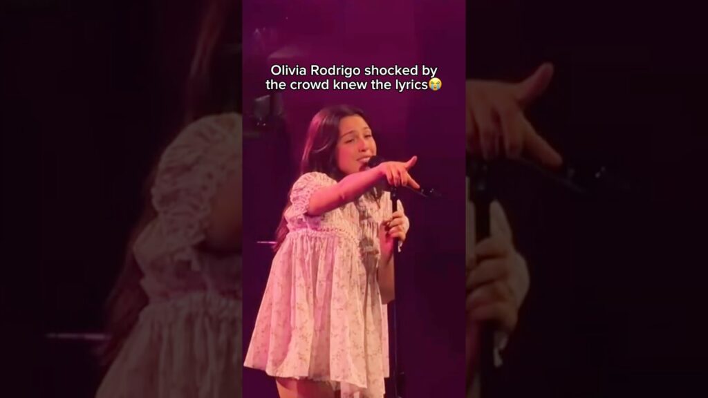 Olivia Rodrigo thought we didn't know the lyrics😭 #celebrity