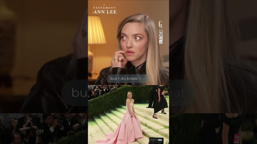 Amanda Seyfried is open about loving Botox! #metgala #ocdawareness #eczema #wrinkles #finelines