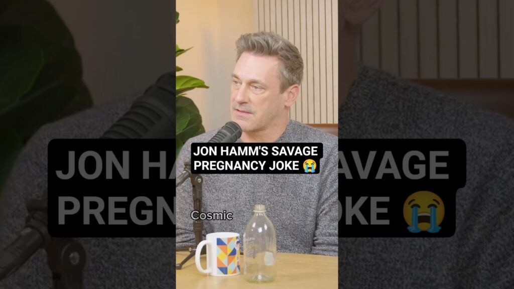 How Jon Hamm Made a 9-Month Pregnant Amy Poehler Laugh #shorts