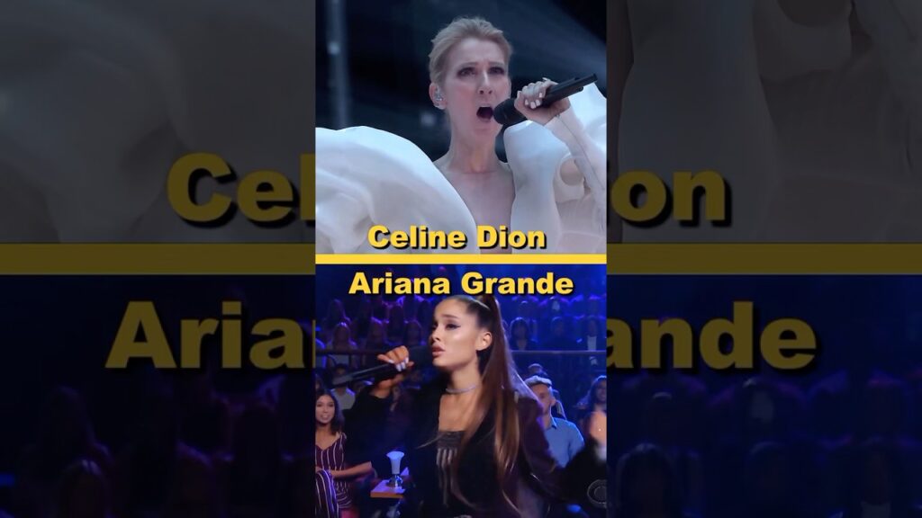 Celine Dion VS Ariana Grande ( My Heart Will Go On). #celinedion #arianagrande #dueto #vocal