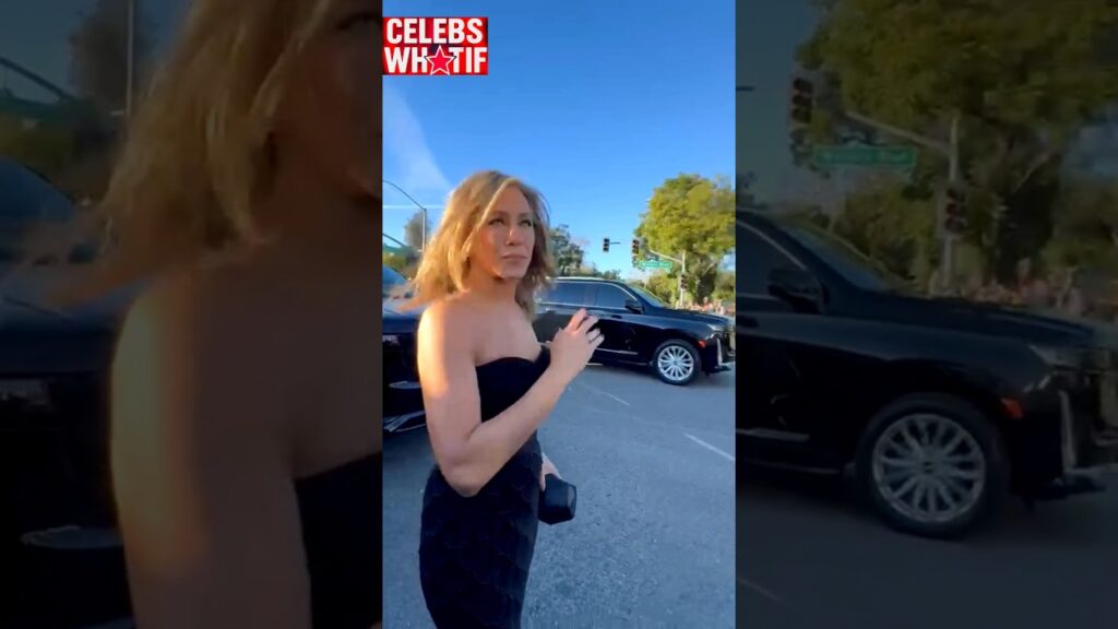 Jennifer Aniston arriving in style for the event #jenniferaniston