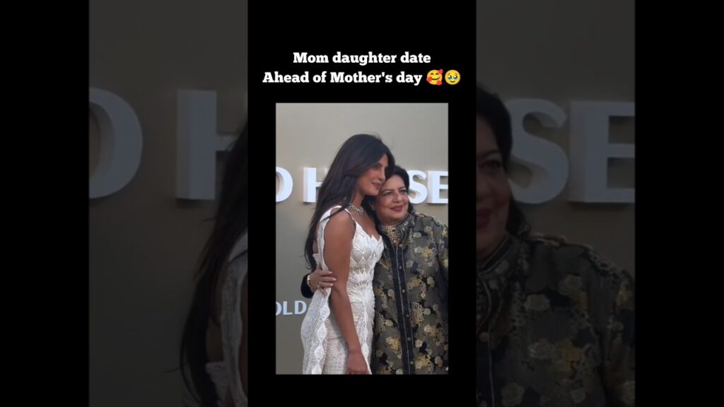 Priyanka Chopra attends with Her mom to receive her honor at #GoldGala