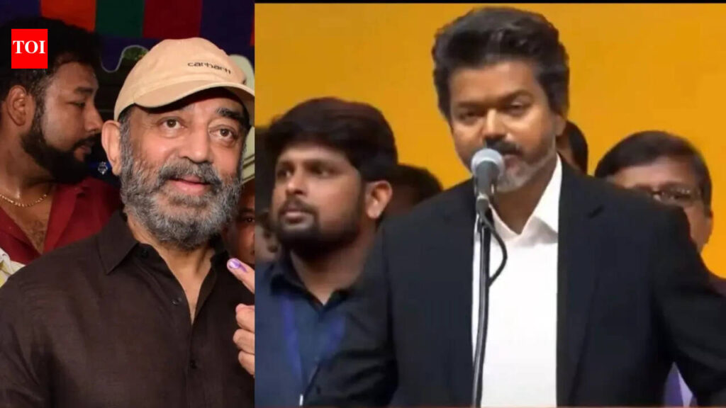 Kamal Haasan: ‘May Tamil Nadu shine’: Kamal Haasan pens heartfelt note to ‘brother’ Vijay as he takes oath as Chief Minister | Tamil Movie News Kamal Haasan: 'May Tamil Nadu shine': Kamal Haasan pens heartfelt note to 'brother' Vijay as he takes oath as Chief Minister | Tamil Movie News