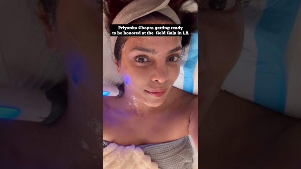 Priyanka Chopra getting ready for the Gold Gala 🔥😍