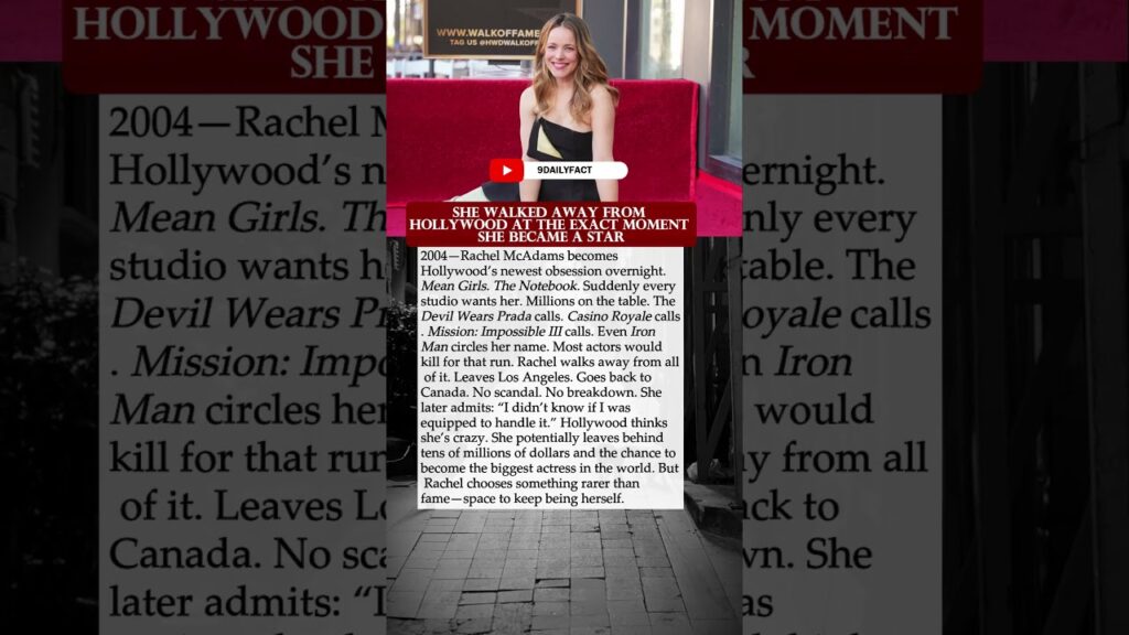 She Walked Away From Hollywood at the Exact Moment She Became a Star