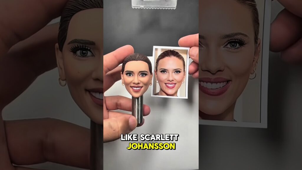 😱 Dad Ruined My Clay… Then Made Scarlett Johansson?! 🤯🔥 #Shorts