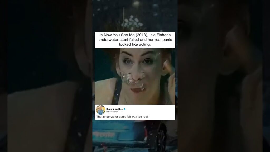 Isla Fisher’s Underwater Panic Mistaken for Acting