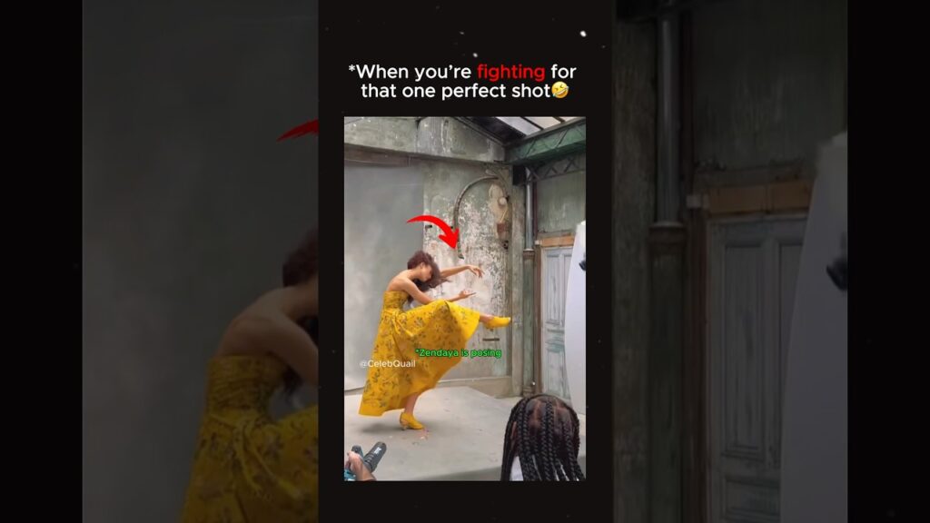When you’re fighting for that one perfect shot #Zendaya When you’re fighting for that one perfect shot #Zendaya
