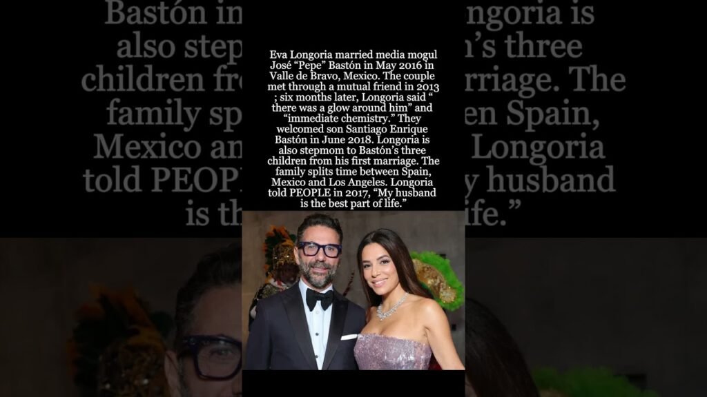 Eva Longoria and Husband José Bastón Married in 2016, Share Son Santiago #shorts #EvaLongoria Eva Longoria and Husband José Bastón Married in 2016, Share Son Santiago #shorts #EvaLongoria