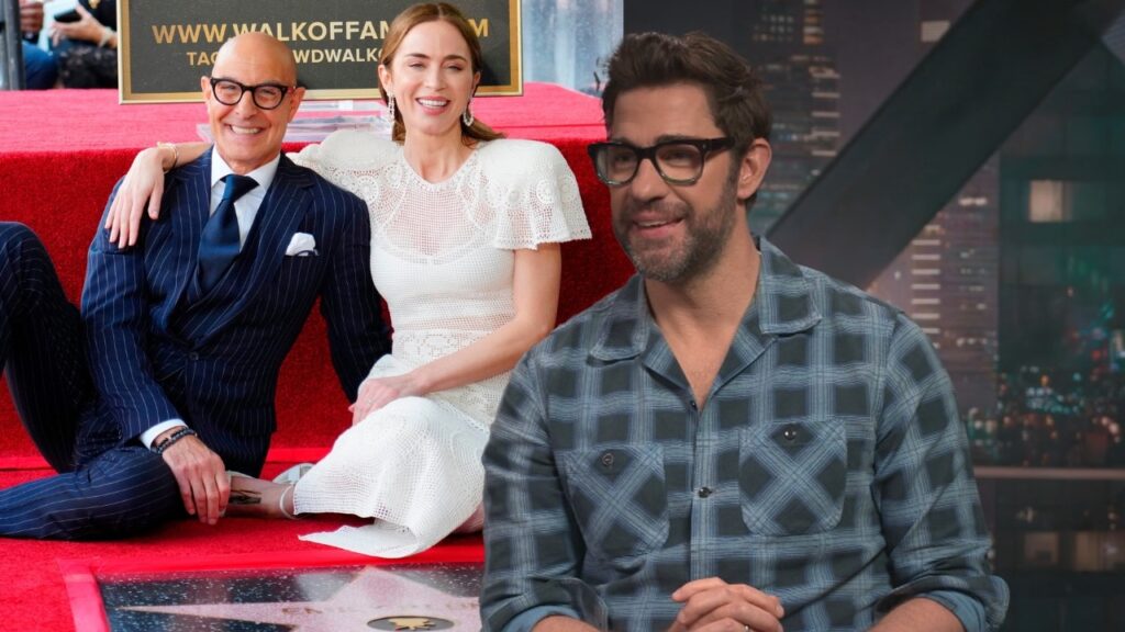 John Krasinski on Wife Emily Blunt’s ‘UNBELIEVABLE’ Walk of Fame Honor (Exclusive) John Krasinski on Wife Emily Blunt’s ‘UNBELIEVABLE’ Walk of Fame Honor (Exclusive)