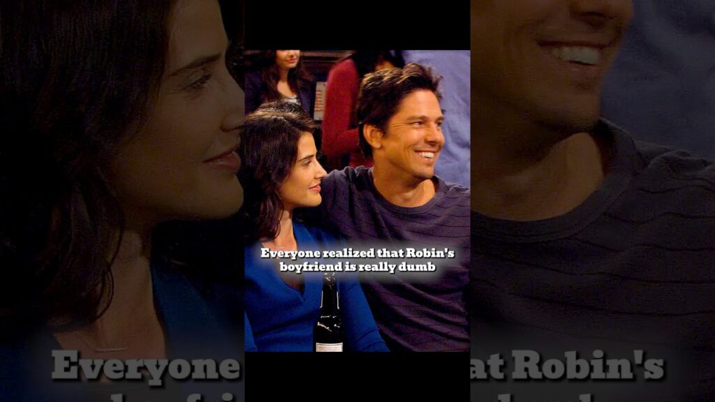 Everyone realized that Robin's boyfriend is really dumb#funny #tedandrobin #shorts