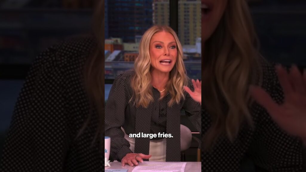 Kelly Ripa's son got her McDonald's for Mother's Day — and she loved it 😆 #shorts