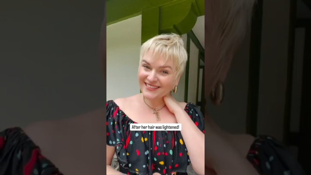 She Asked for a 90s Charlize Theron Cut…