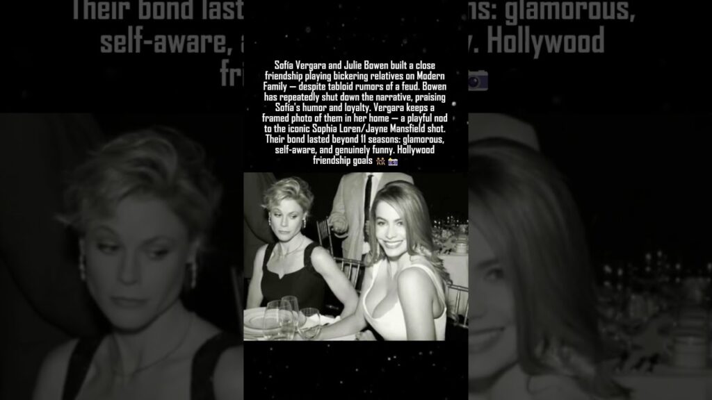 Sofía Vergara & Julie Bowen Real Life Bond, Not a Feud 💛🎬 #SofíaVergara #JulieBowen