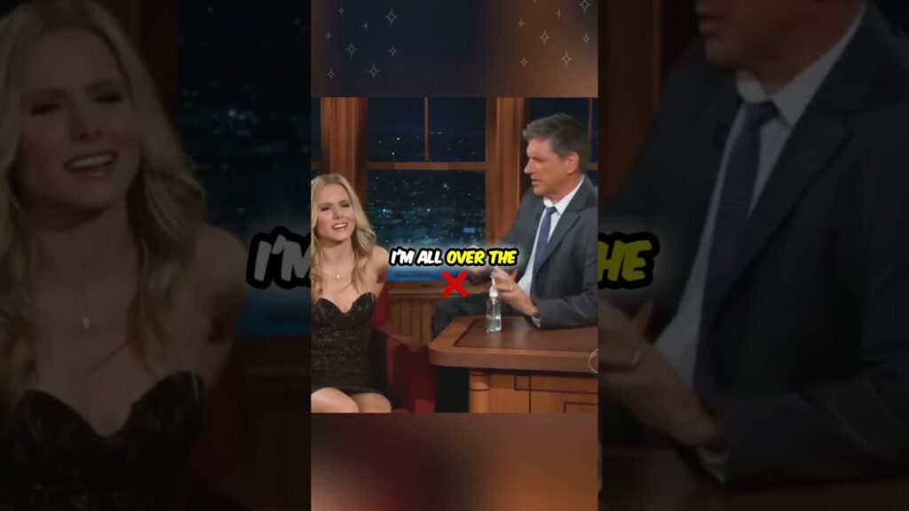 Kristen Bell Eats WAX on National Television 🍇🤣 Kristen Bell Eats WAX on National Television 🍇🤣