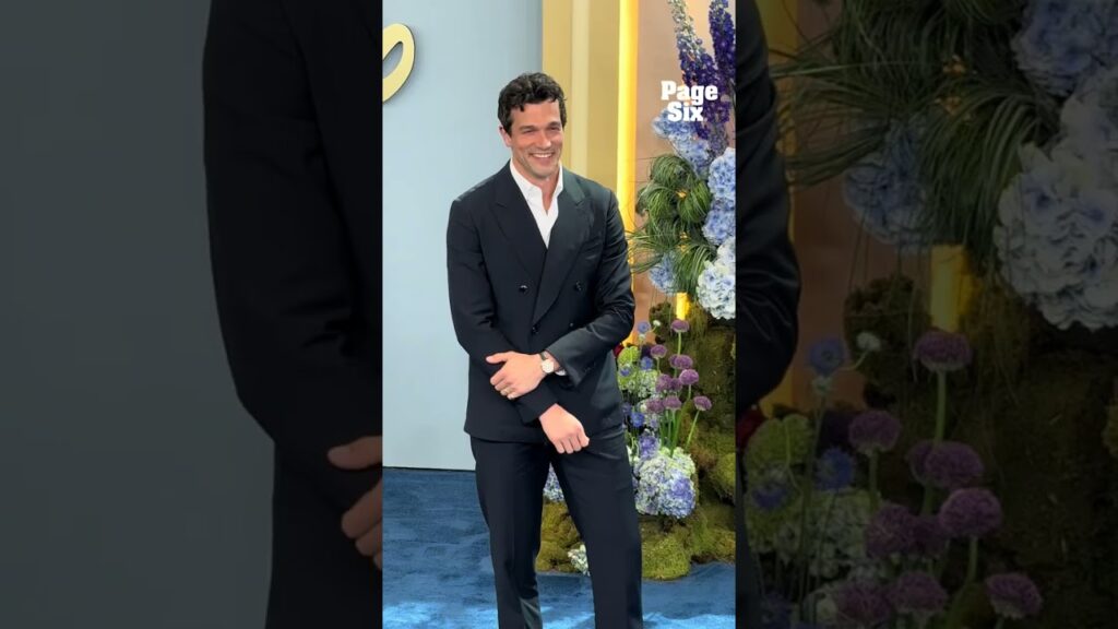 "Love Story" star Paul Anthony Kelly posed at the Disney Upfronts in New York City 🔥 #shorts