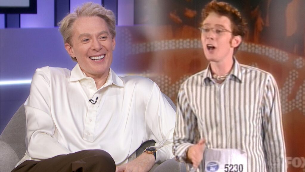 Clay Aiken REACTS to His American Idol Audition as He Makes Music Return | ET Then & Now Clay Aiken REACTS to His American Idol Audition as He Makes Music Return | ET Then & Now