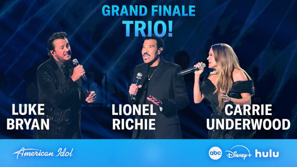 "Deep River Woman" By Lionel Richie, Carrie Underwood & Luke Bryan - Grand Finale Idol Judge Trio!