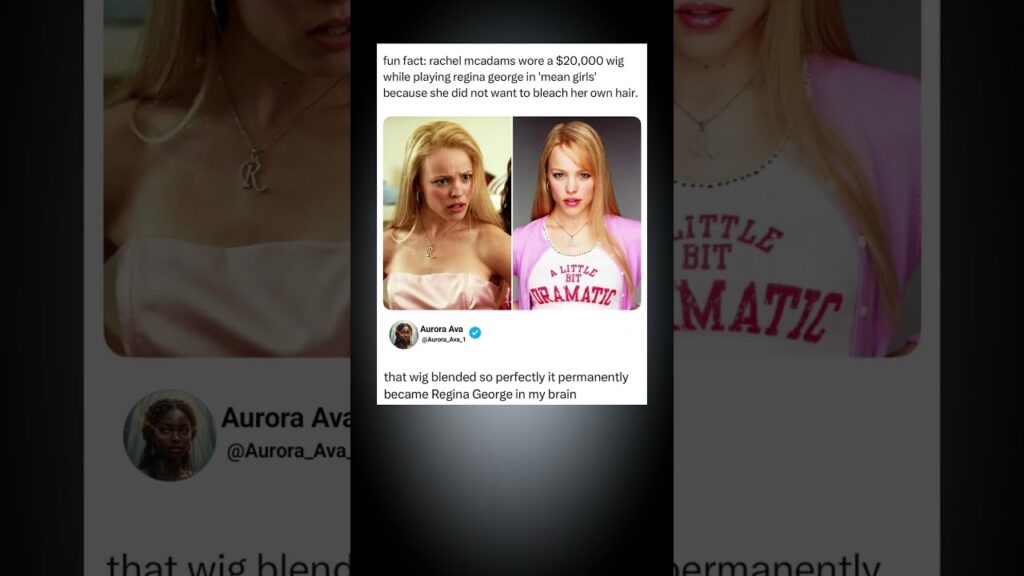 Rachel McAdams Dropped $20K on a Wig for Regina George 😱