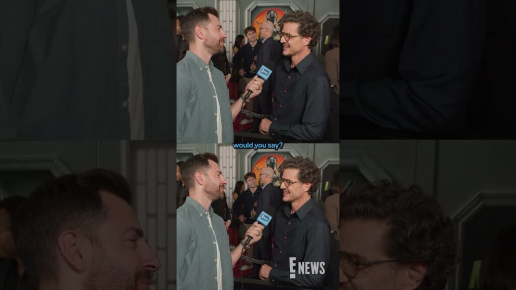 We can't decide who's cuter: Pedro Pascal or Grogu?🥹