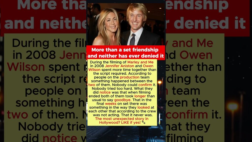 Jennifer Aniston and Owen Wilson: What Nobody Confirmed About the Shoot Jennifer Aniston and Owen Wilson: What Nobody Confirmed About the Shoot