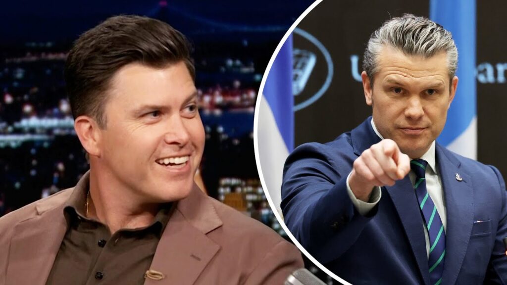 Did Colin Jost PREDICT Pete Hegseth's 'Pulp Fiction' Bible Verse Speech?