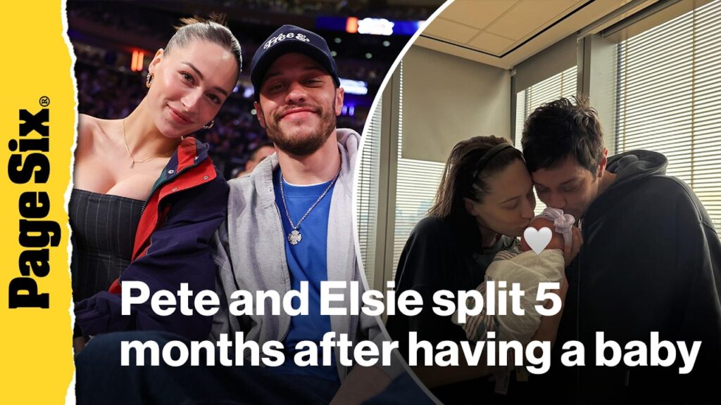 Pete Davidson and Elsie Hewitt split 5 months after welcoming daughter: report Pete Davidson and Elsie Hewitt split 5 months after welcoming daughter: report