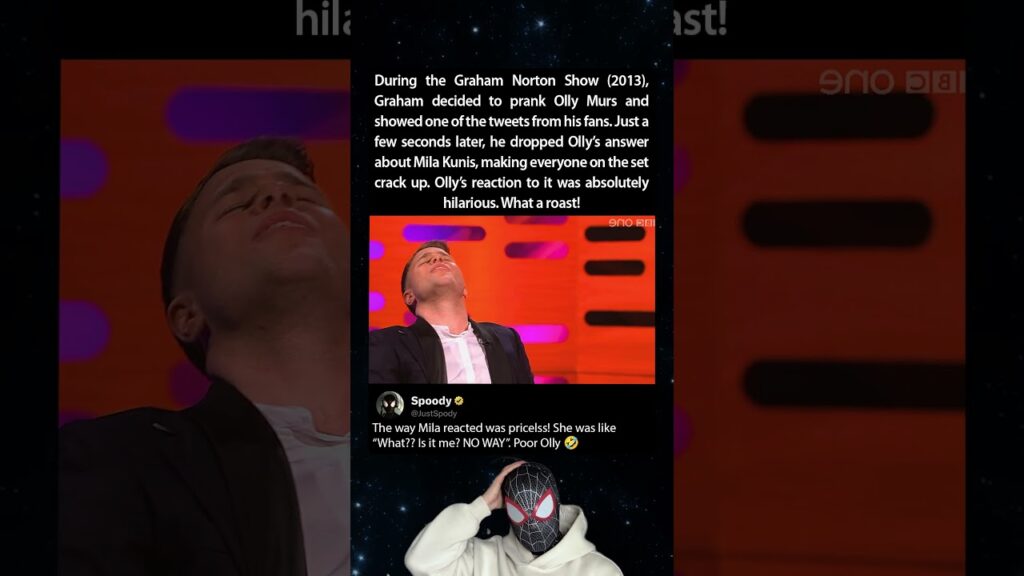 During the Graham Norton Show (2013), Mila Kunis wasn't ready
