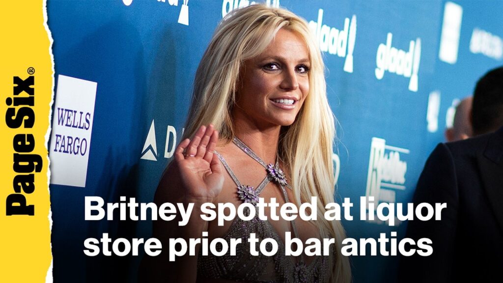 Britney Spears caught on video at liquor store before alleged barking, knife-wielding antics Britney Spears caught on video at liquor store before alleged barking, knife-wielding antics