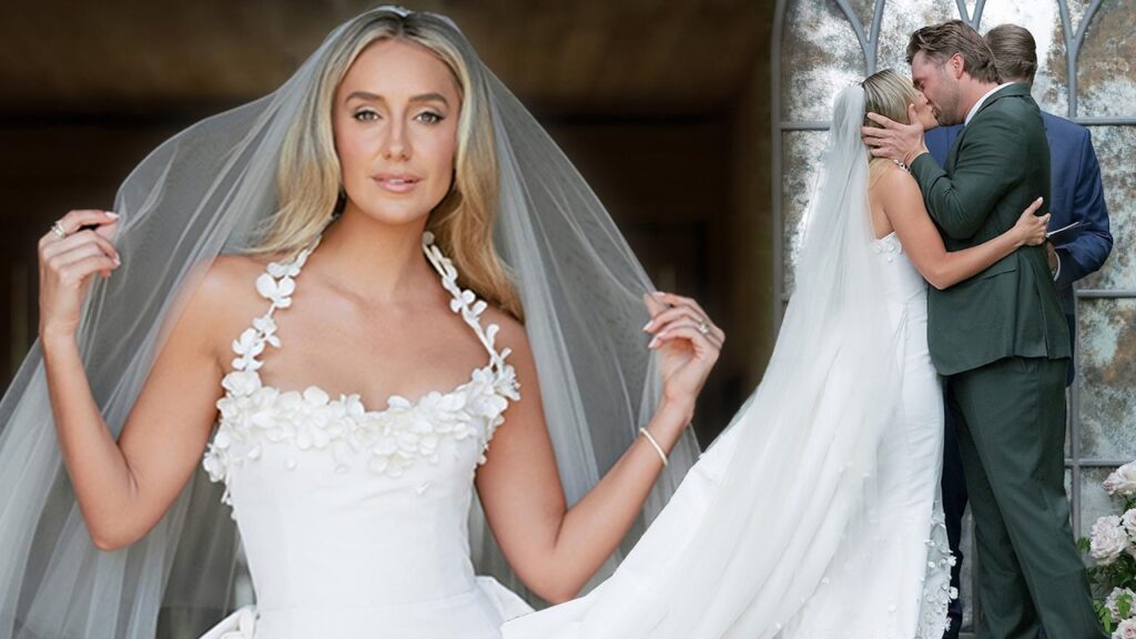 Lainey Wilson Is Married! See Her Dreamy Oscar De La Renta Gown Lainey Wilson Is Married! See Her Dreamy Oscar De La Renta Gown