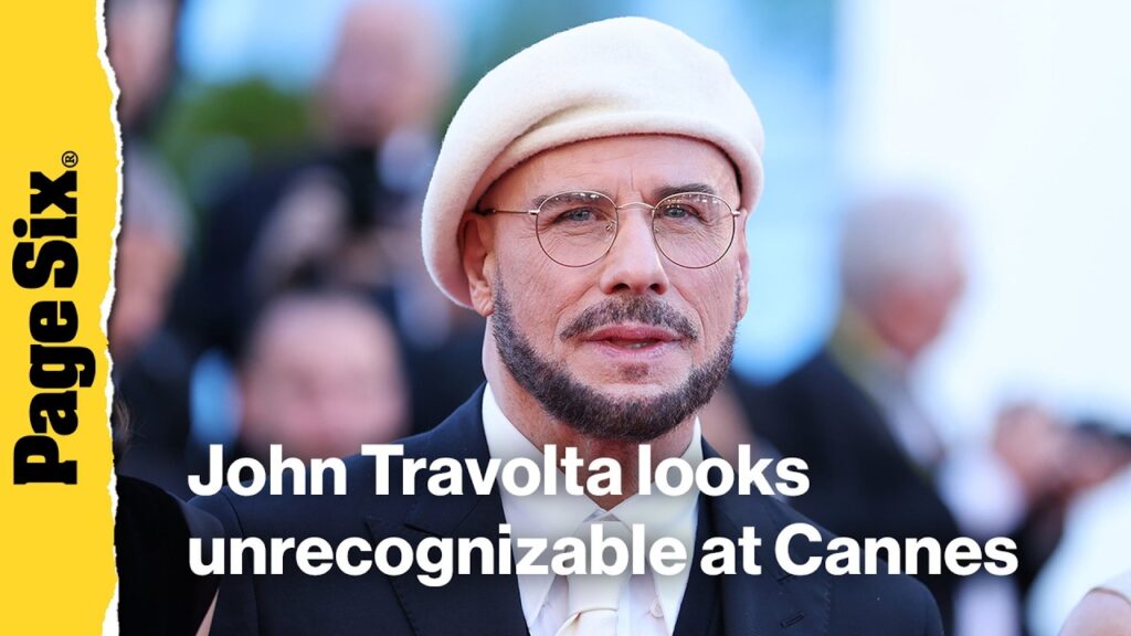 John Travolta looks unrecognizable at Cannes Film Festival with wild new look John Travolta looks unrecognizable at Cannes Film Festival with wild new look